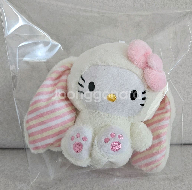 롭이어 토끼키티인형키링--0