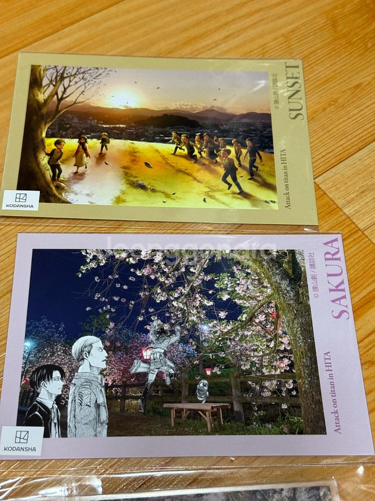 진격의 거인 호텔 콜라보 특전 일괄판매--2