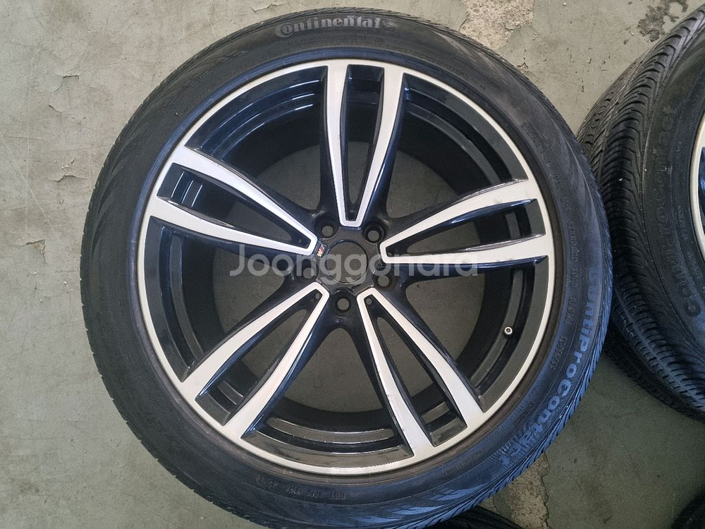 BMW 647m 7시리즈 19인치 중고 휠타이어 팝니다--3
