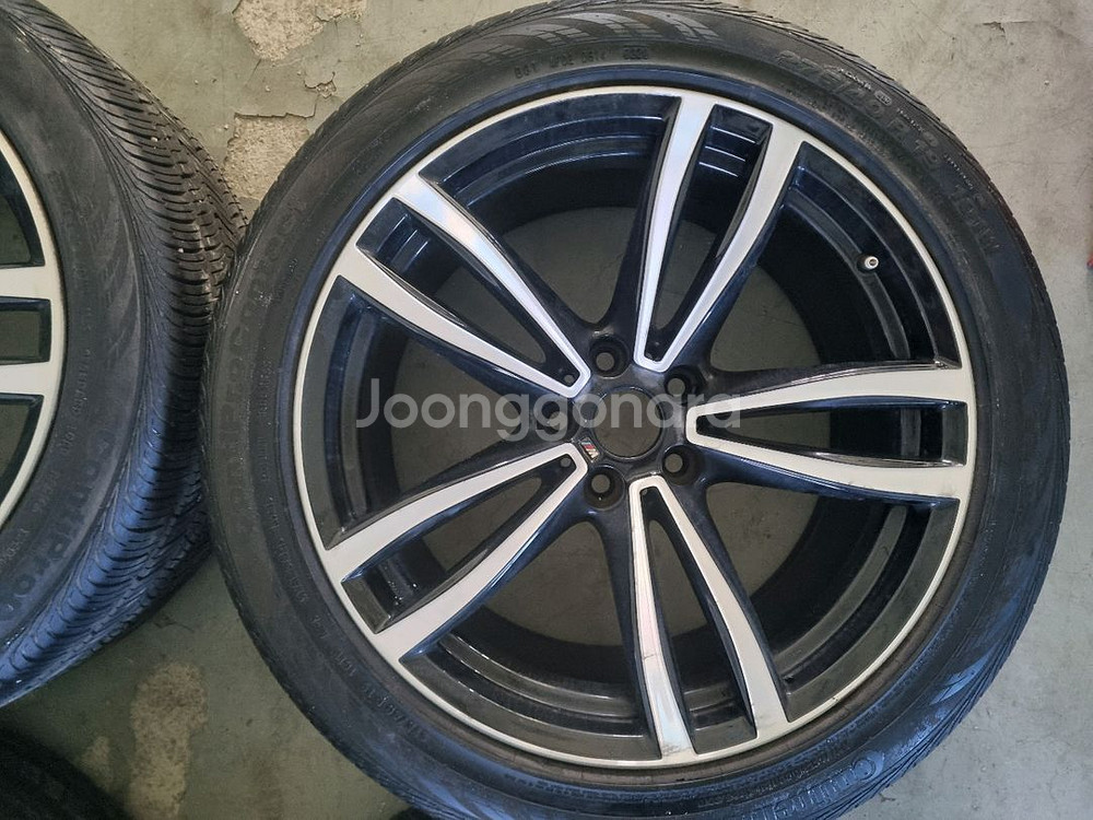 BMW 647m 7시리즈 19인치 중고 휠타이어 팝니다--4