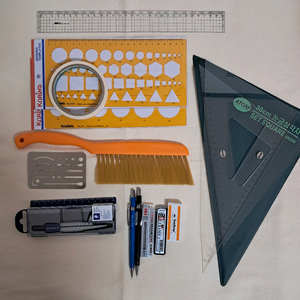 조경기능사 실기 준비물 제도용품 세트 새제품