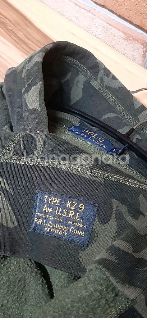 폴로 랄프로렌 카모 후드티 L--5