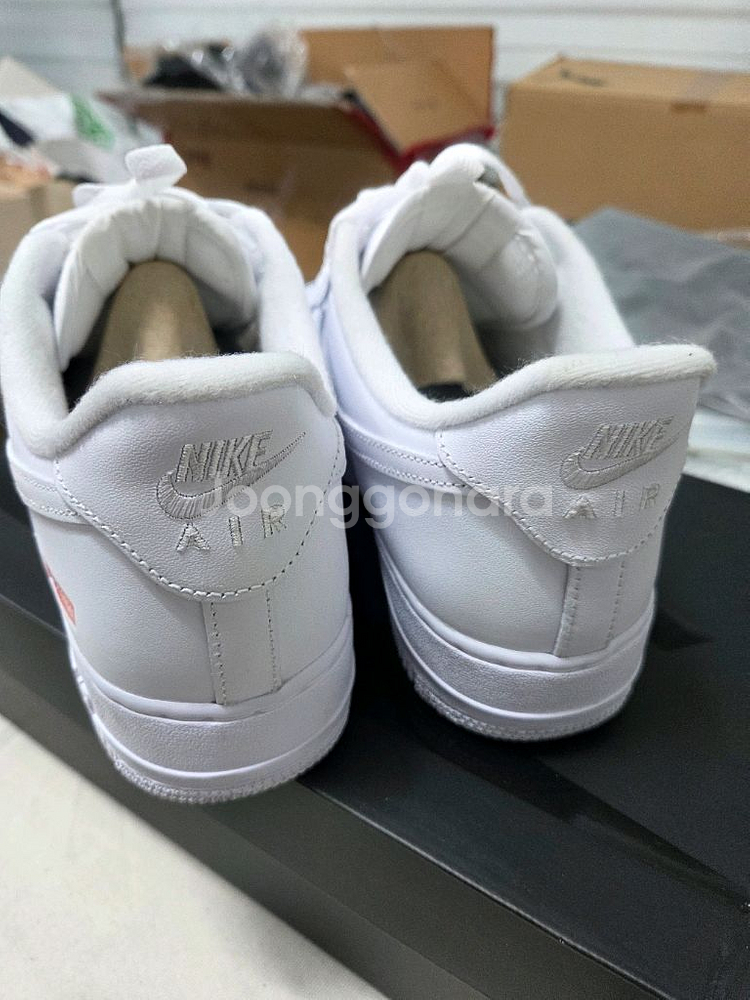 280) 나이키 x 슈프림 에어포스 1 로우 화이트--2