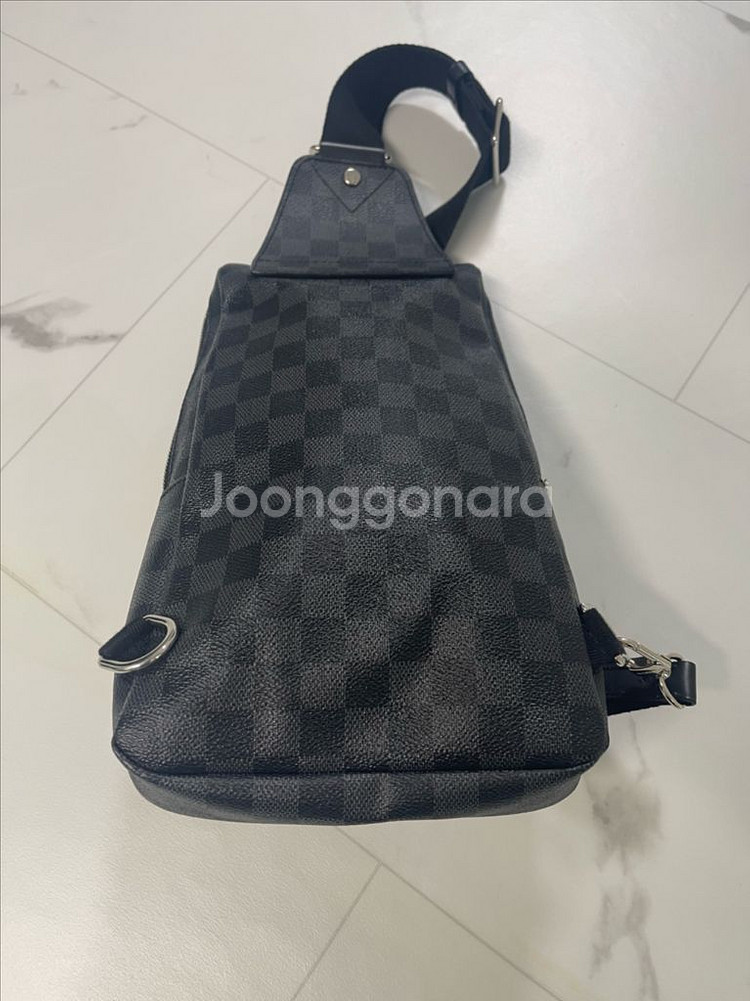 루이비통 에비뉴 다미에 슬링백 크로스백--4