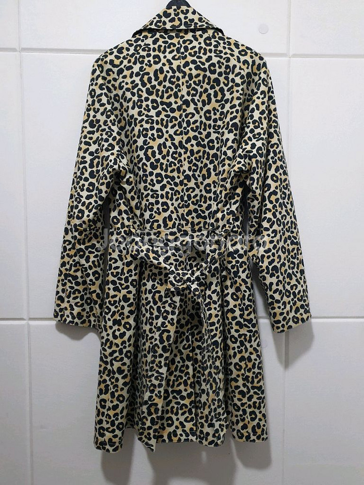 마쥬 MAJE 기욤 레오파드 스트레치 코튼 트렌치 코트 사이즈 36--8