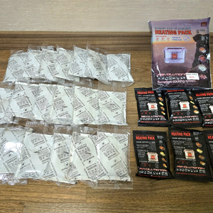 캠핑용 바로쿡 발열팩 리필용 80g·100g (총 25개 일괄)