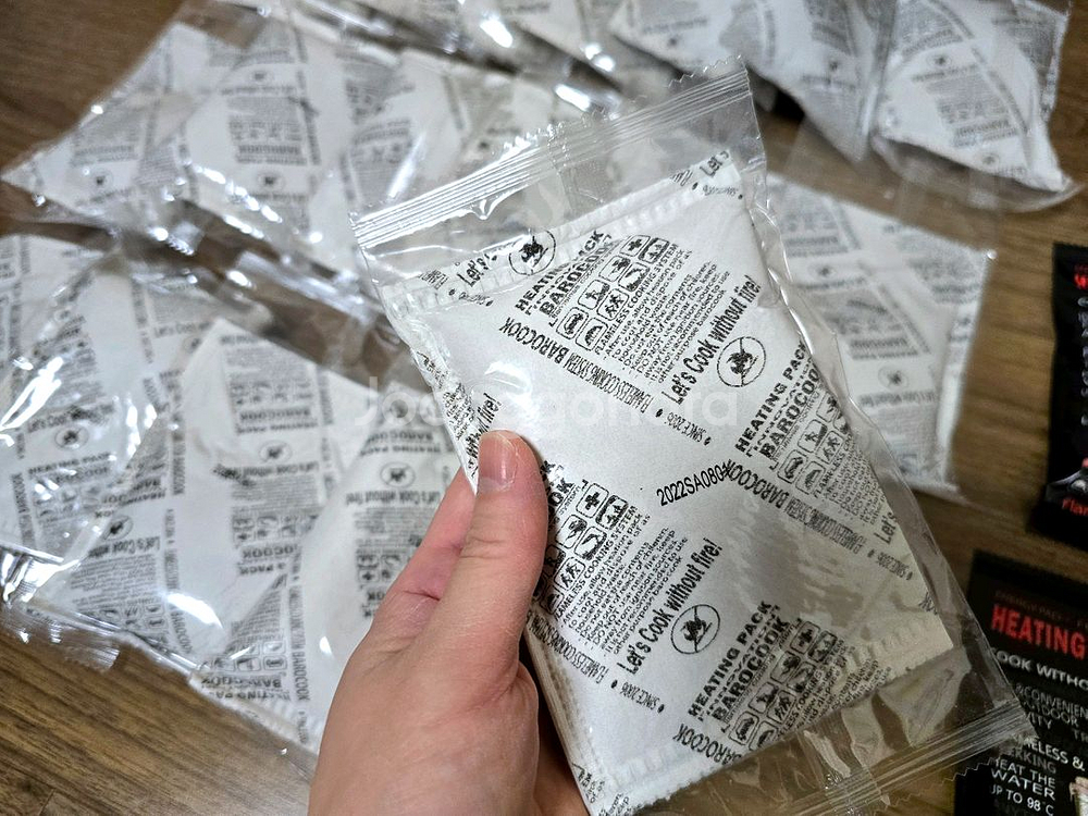 캠핑용 바로쿡 발열팩 리필용 80g·100g (총 25개 일괄)--1