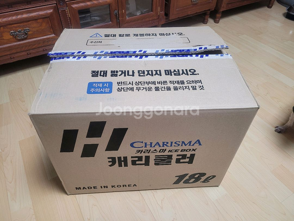 캐리쿨러 18L 캠핑 낚시용 냉장고--0