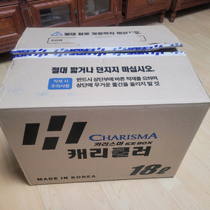 캐리쿨러 18L 캠핑 낚시용 냉장고