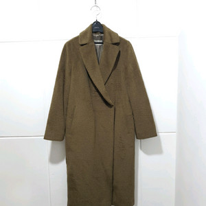 더한섬 마인 MINE 라마 혼방 이태리 롱코트 사이즈 160