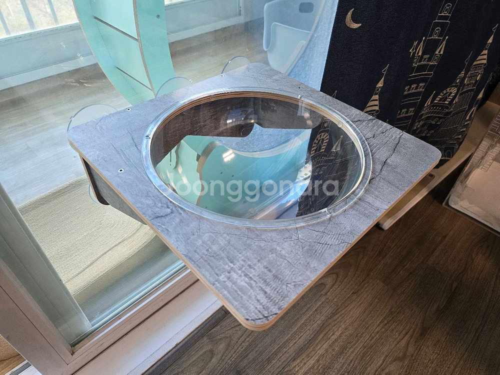 헤라우스 점핑 고양이 투명 해먹--0