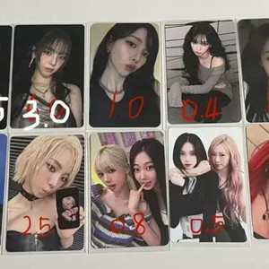 에스파 카리나 지젤 윈터 포토카드 더티워크 리치맨