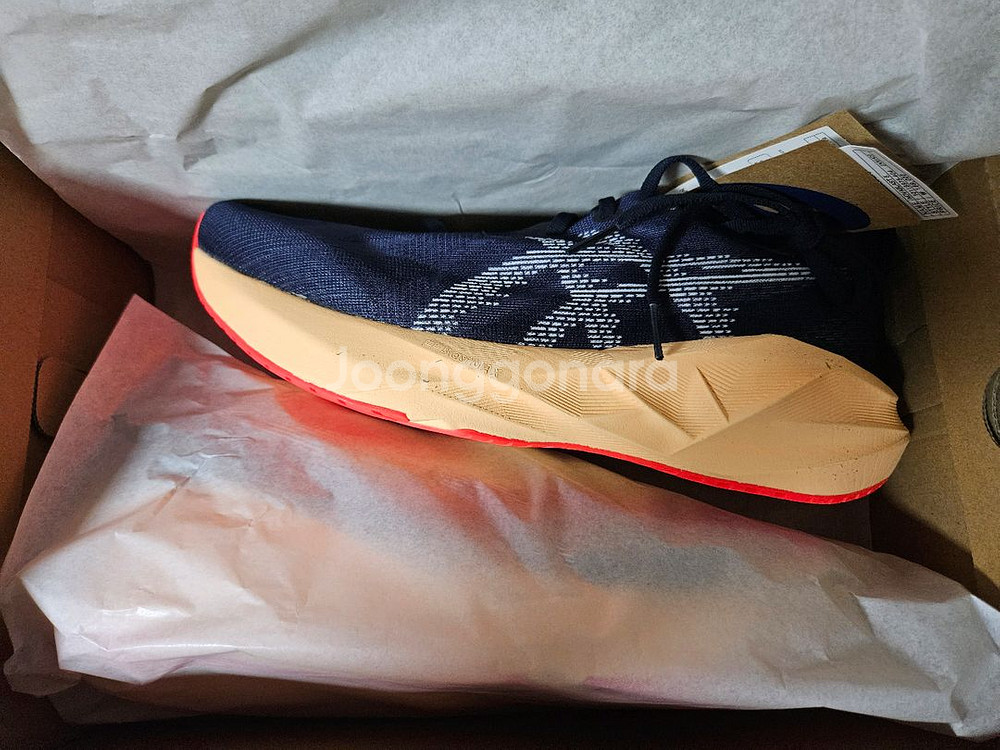 아식스 노바블라스트 5 미드나잇 오렌지 270 새상품--0