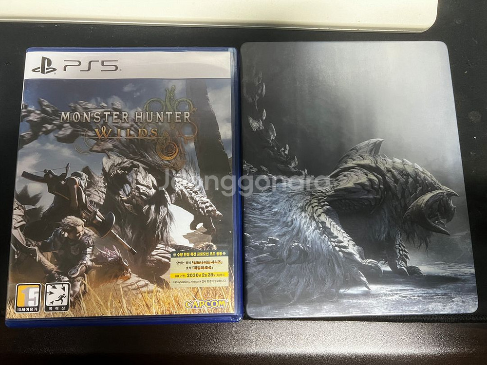 PS5 몬스터헌터 와일즈+스틸북--0