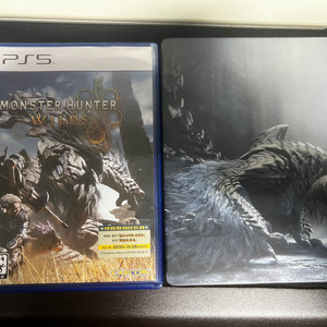 PS5 몬스터헌터 와일즈+스틸북
