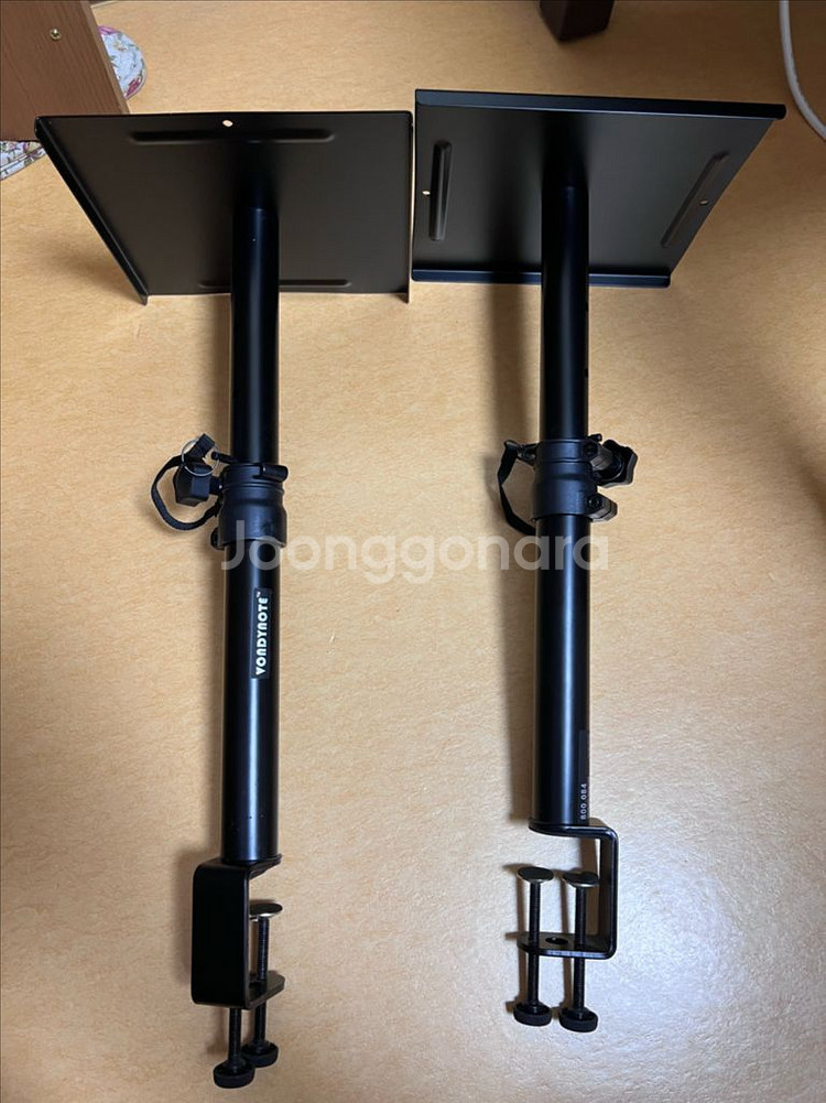 Vondynote 데스크탑 클램프 스피커 스탠드 2개--0