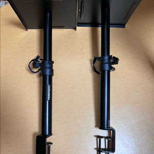 Vondynote 데스크탑 클램프 스피커 스탠드 2개