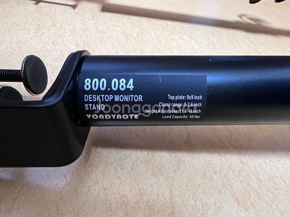 Vondynote 데스크탑 클램프 스피커 스탠드 2개--2