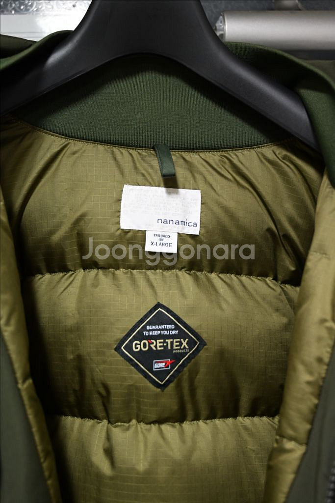 [XL] 나나미카 고어텍스 숏 다운 패딩 자켓--3