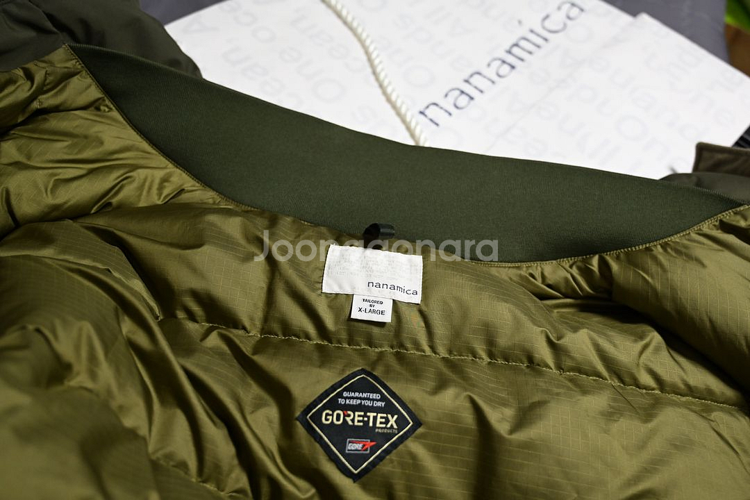 [XL] 나나미카 고어텍스 숏 다운 패딩 자켓--7
