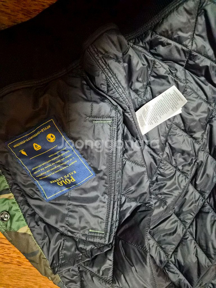 폴로 카모플라주 퀼티드 바시티 자켓 (의류 번호 12)--4