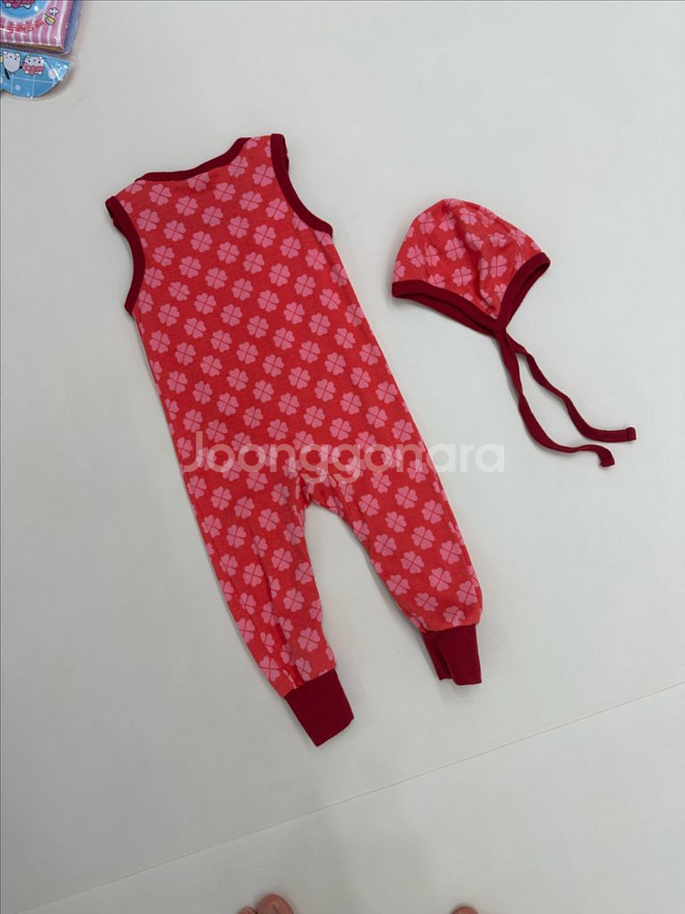 던스 클로버 루즈레드 덩가리74 보넷45--1