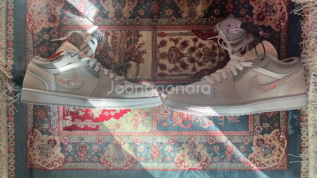 에어조던 1 로우 SE 크래프트 화이트 앤 팬텀 280mm--4