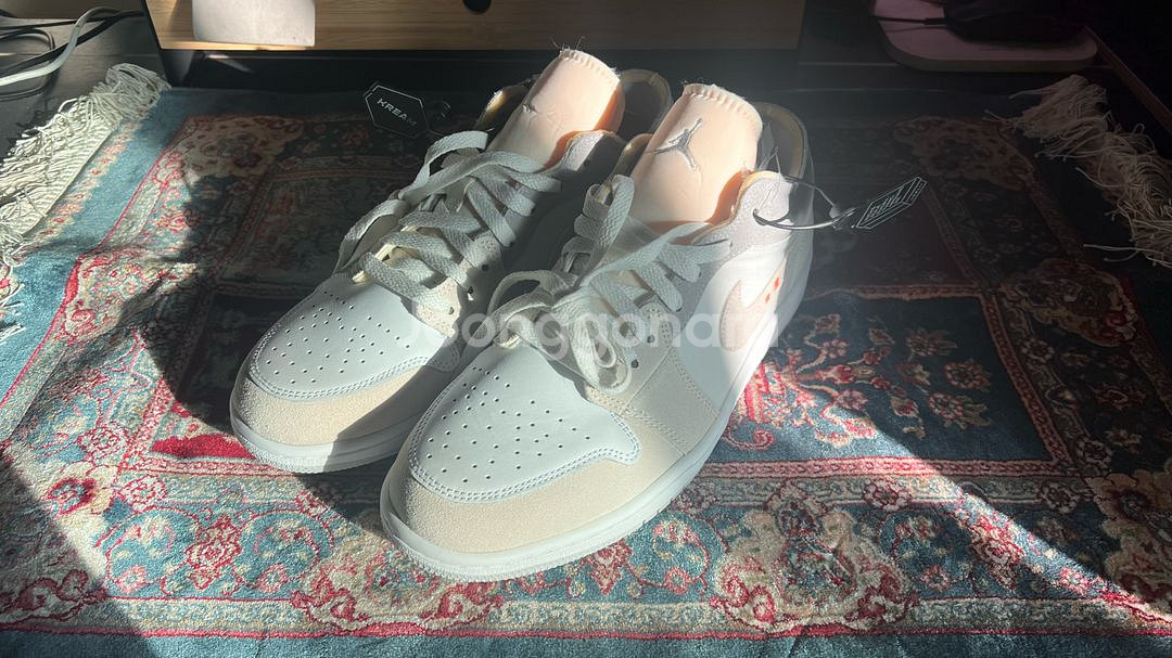 에어조던 1 로우 SE 크래프트 화이트 앤 팬텀 280mm--7