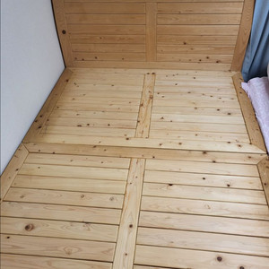 편백 통 원목 침대프레임