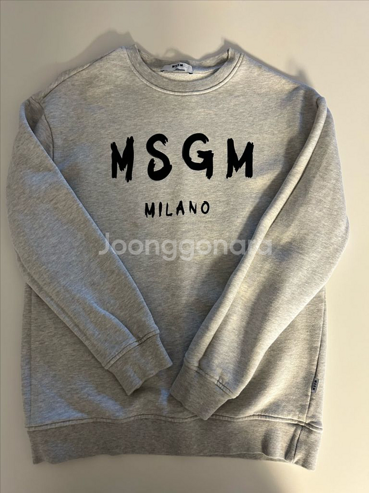 MSGM 맬로니 로고 맨투맨(12y)--0