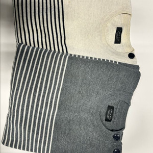 자라 스트라이프 니트 스웨터(두장 일괄3만5천원)