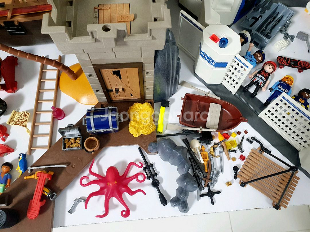 플레이모빌 5135 5622 6919 해적선 경찰 일괄 10만원--3