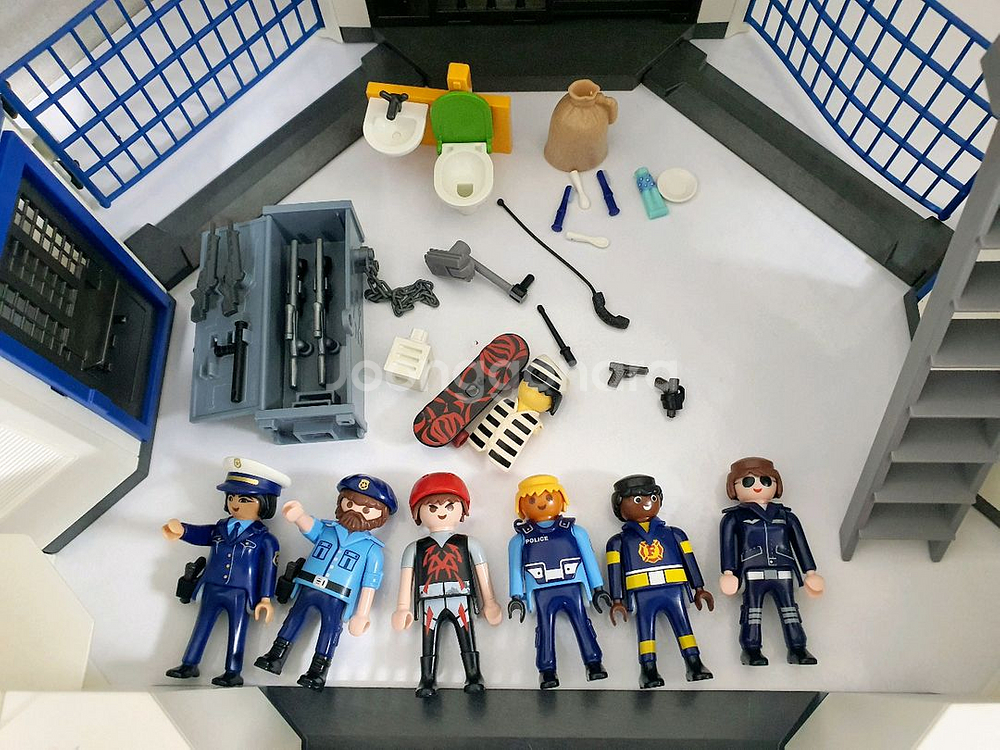 플레이모빌 5135 5622 6919 해적선 경찰 일괄 10만원--6