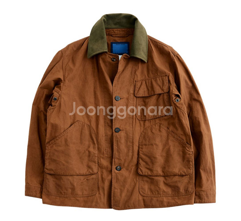 [105] 헨리코튼 FFC x 도큐먼트 왁스드 브리티시 코튼 피싱 자켓--0