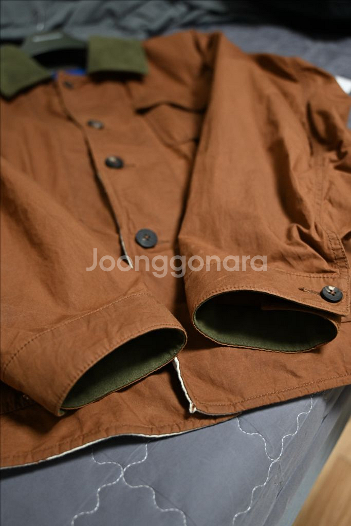 [105] 헨리코튼 FFC x 도큐먼트 왁스드 브리티시 코튼 피싱 자켓--4