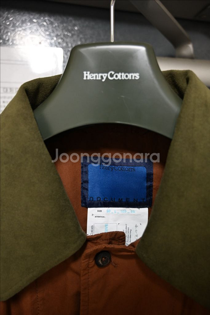 [105] 헨리코튼 FFC x 도큐먼트 왁스드 브리티시 코튼 피싱 자켓--3