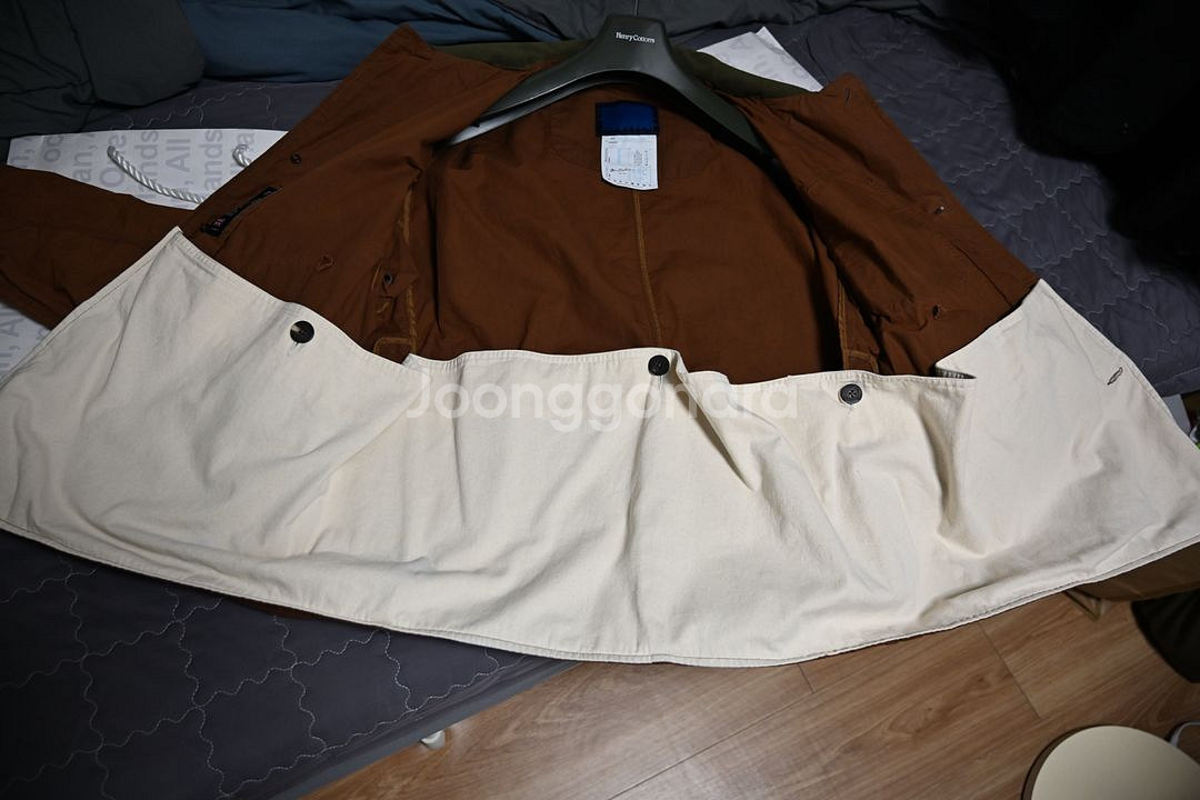 [105] 헨리코튼 FFC x 도큐먼트 왁스드 브리티시 코튼 피싱 자켓--7