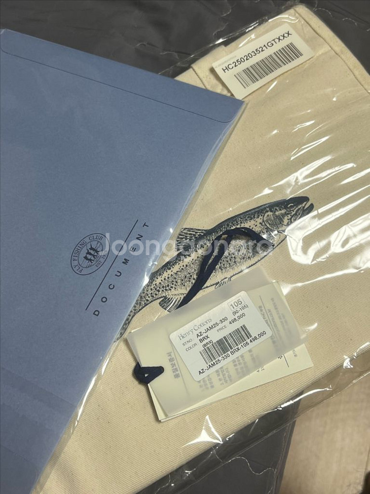 [105] 헨리코튼 FFC x 도큐먼트 왁스드 브리티시 코튼 피싱 자켓--9