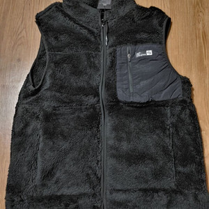 95사이즈 조끼 (양털후리스조끼검정)