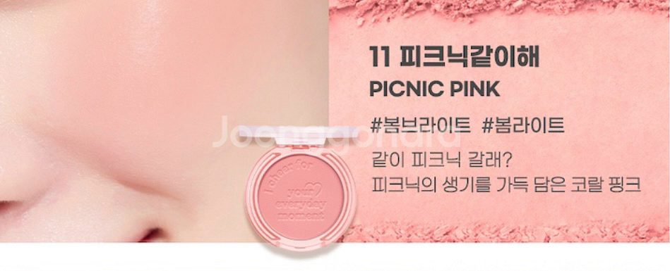 (새상품) 페리페라 블러셔 피크닉같이해--1