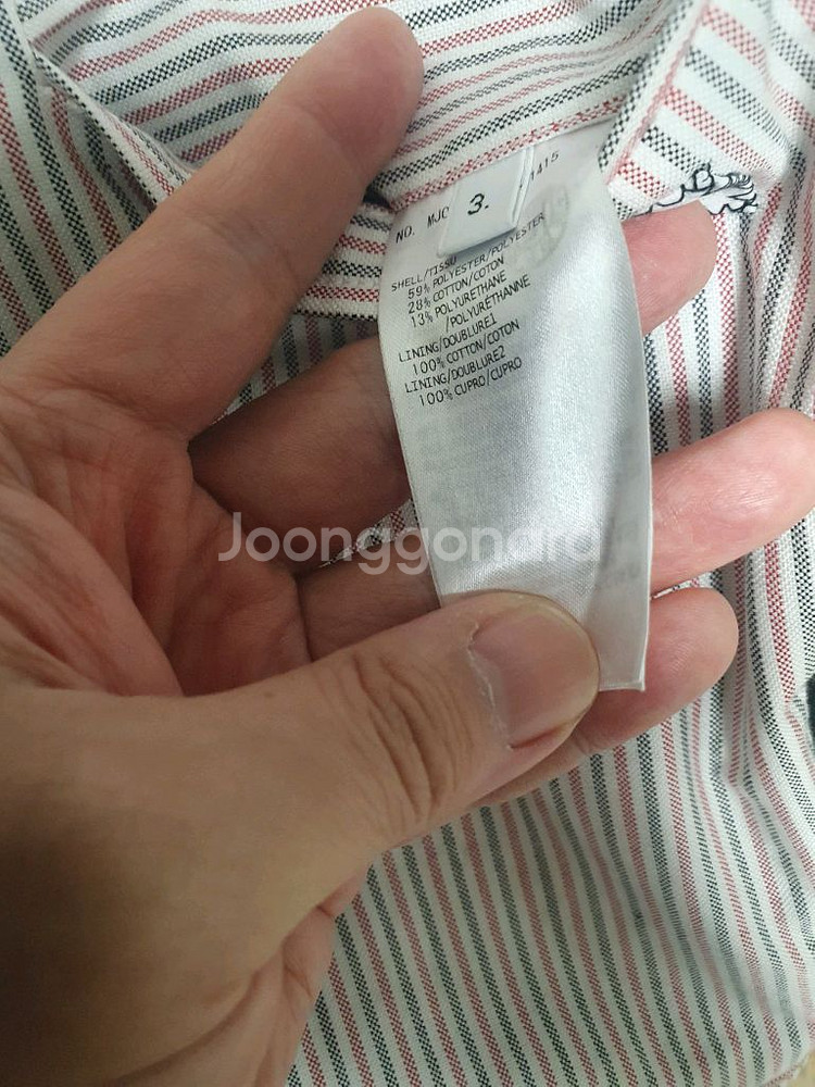 톰브라운 22fw 코튼 트윌코트 3(105)--7