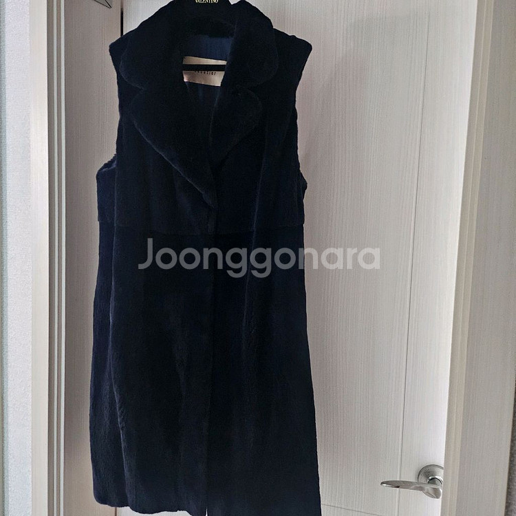 사바티에 밍크조끼 40--0