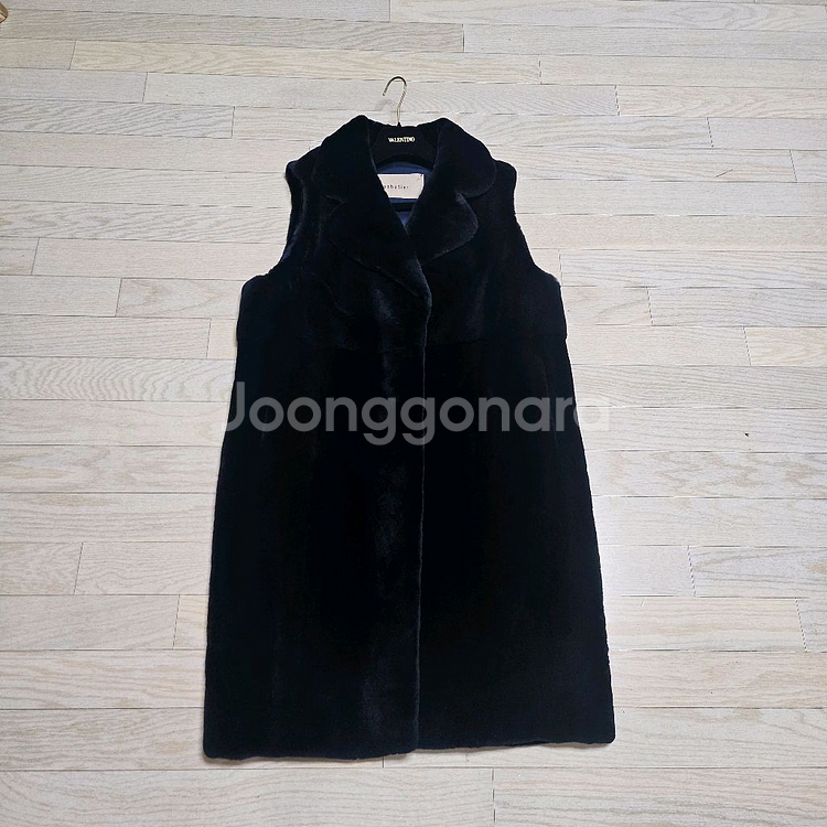 사바티에 밍크조끼 40--1