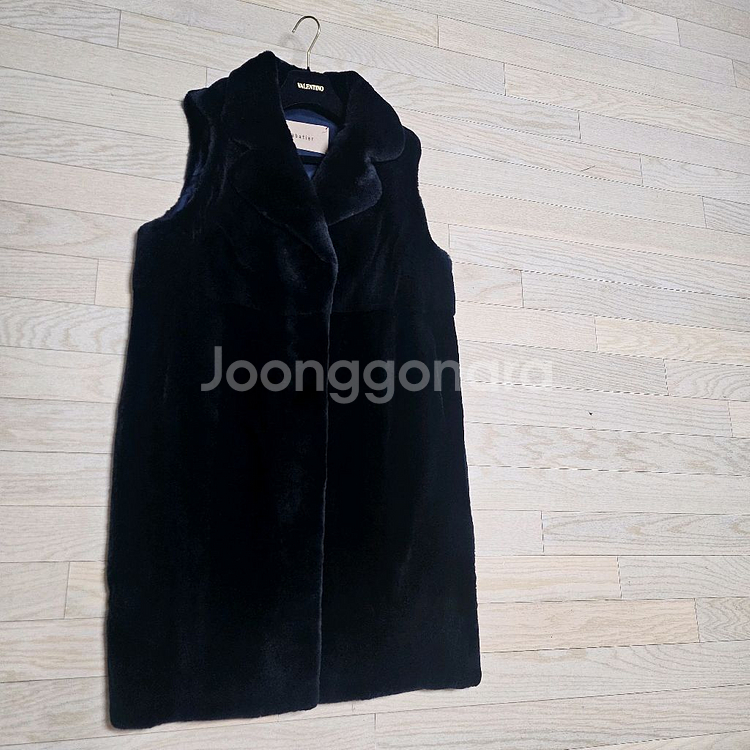 사바티에 밍크조끼 40--3