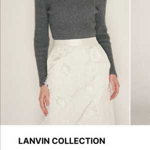 랑방23fw 라쿤 글리터 니트 탑