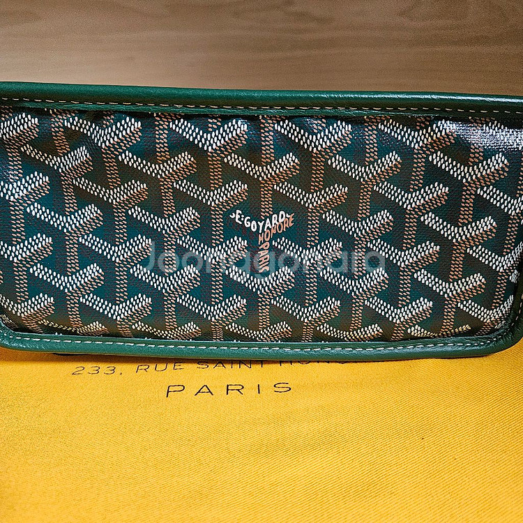 고야드 미니앙주 토트백 그린--2