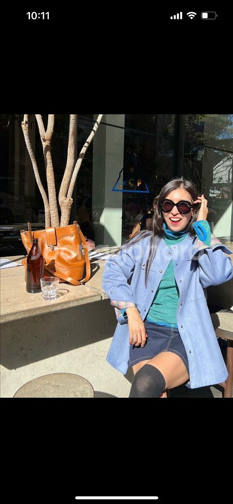 코스모폴리탄줄라이 스웨이드 자켓--0