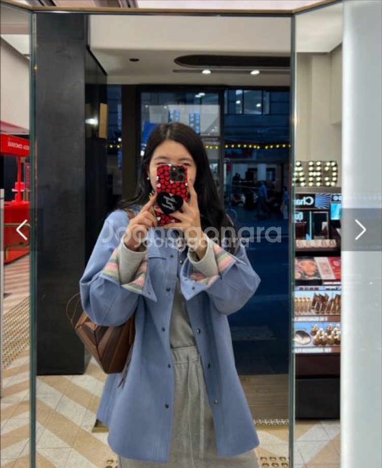 코스모폴리탄줄라이 스웨이드 자켓--8