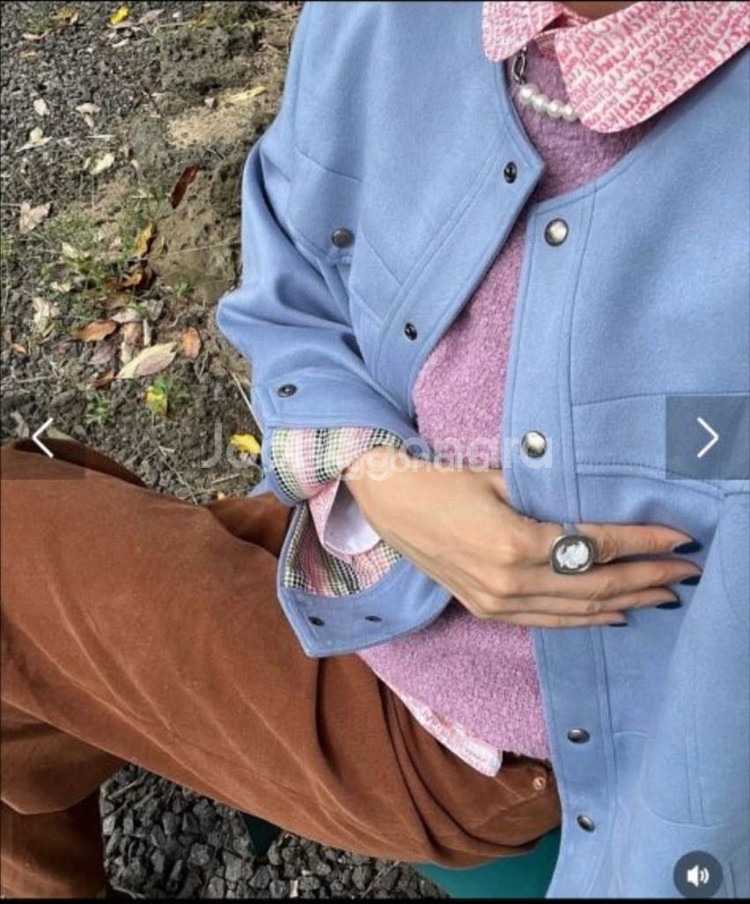 코스모폴리탄줄라이 스웨이드 자켓--9