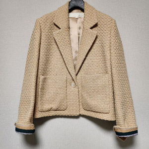 지컷트위드 크롭 자켓